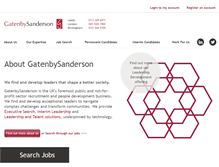 Tablet Screenshot of gatenbysanderson.com